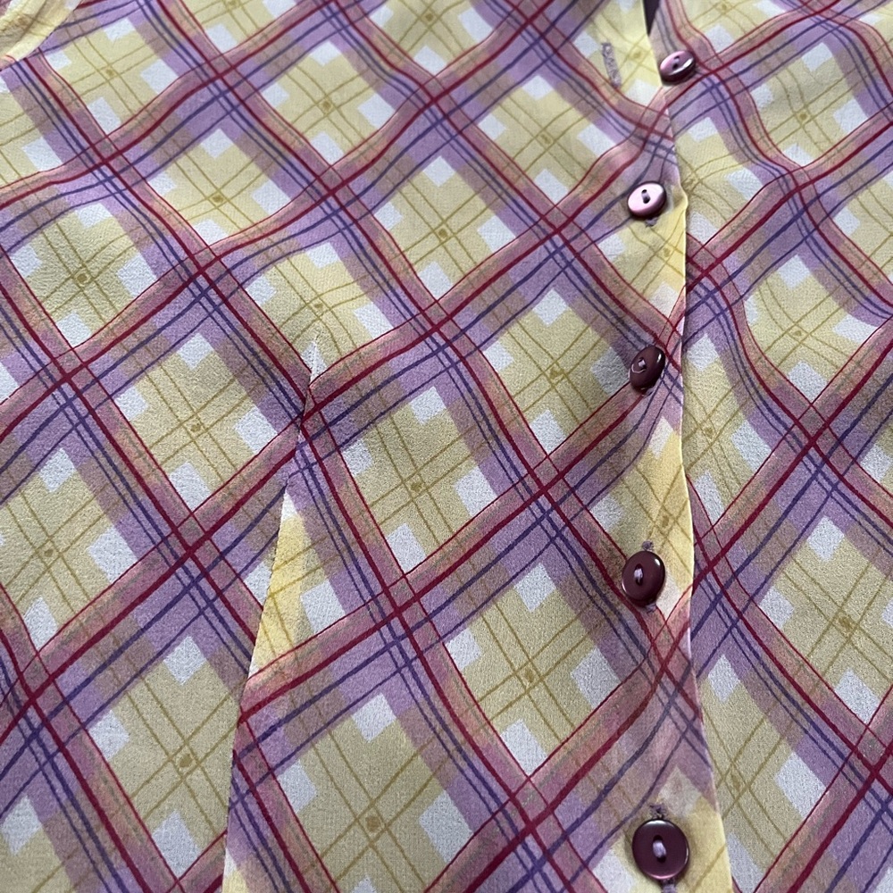 Silk Blouse - sz 6 100% Silk